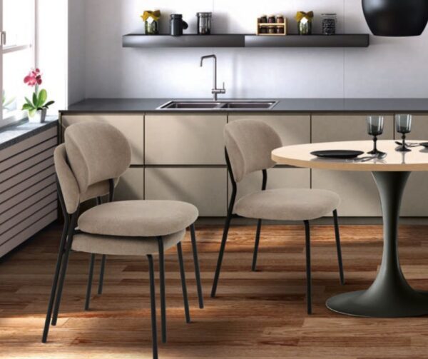 scaun neo, tesatura, structura metalica