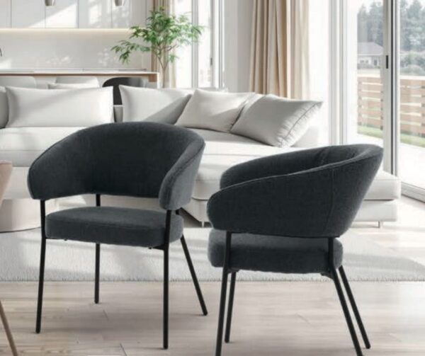 scaun tip fotoliu oscar, tesatura, structura metalica