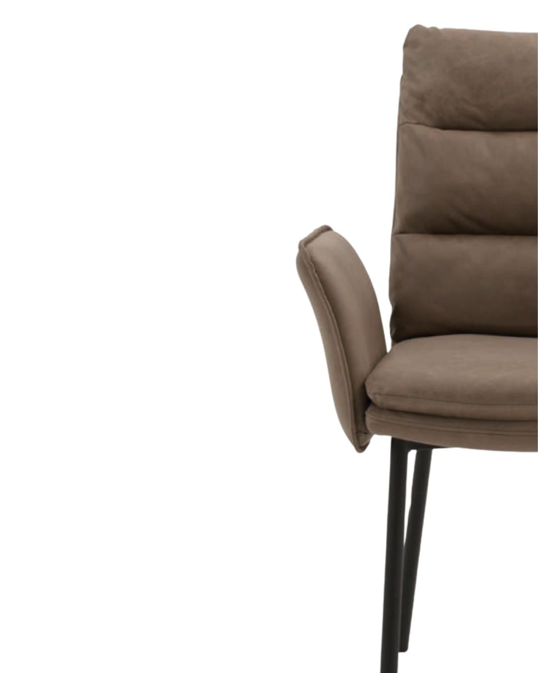 scaun tip fotoliu ramon, piele ecologica, structura metalica