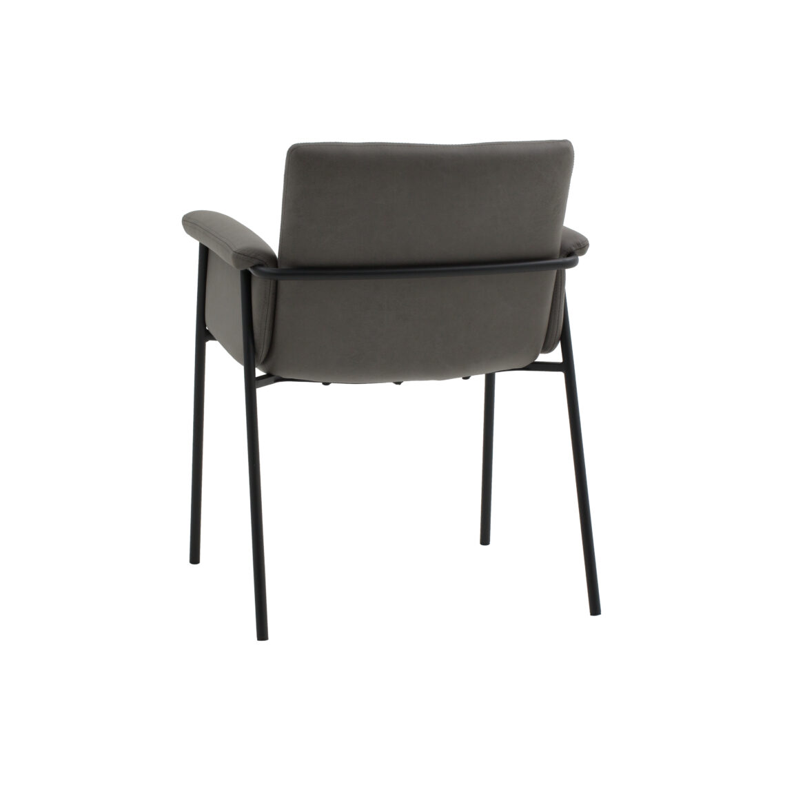 scaun tip fotoliu ramira, piele ecologica, structura metalica