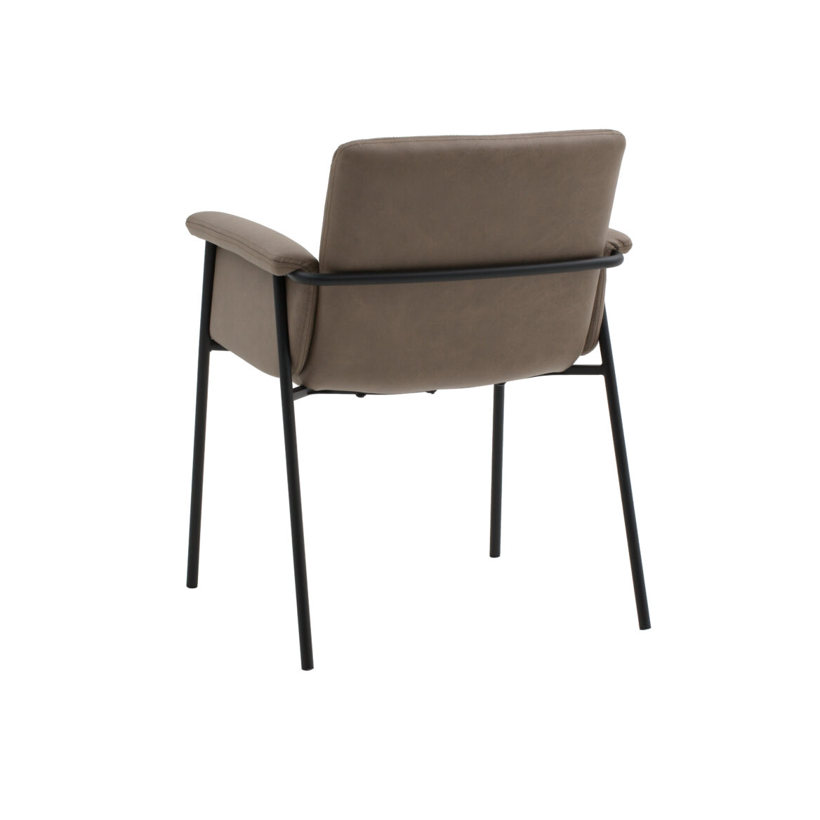 scaun tip fotoliu ramira, piele ecologica, structura metalica