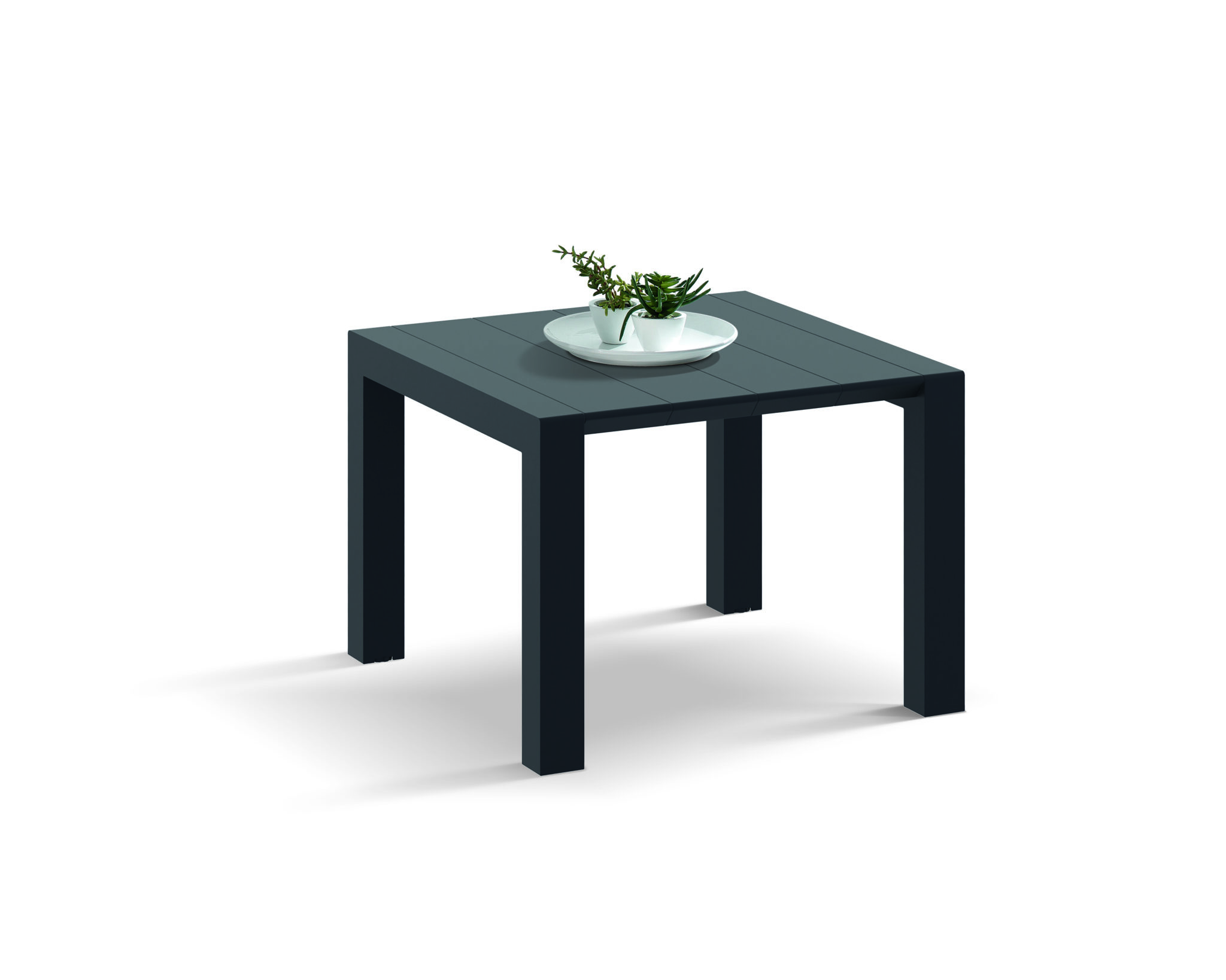 Masa Margo terasa, extensibila 100/100 cm, polipropilena - GRI ANTRACIT
