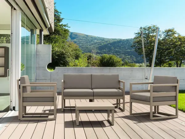 set terasă margo, polipropilenă și fibră de sticlă