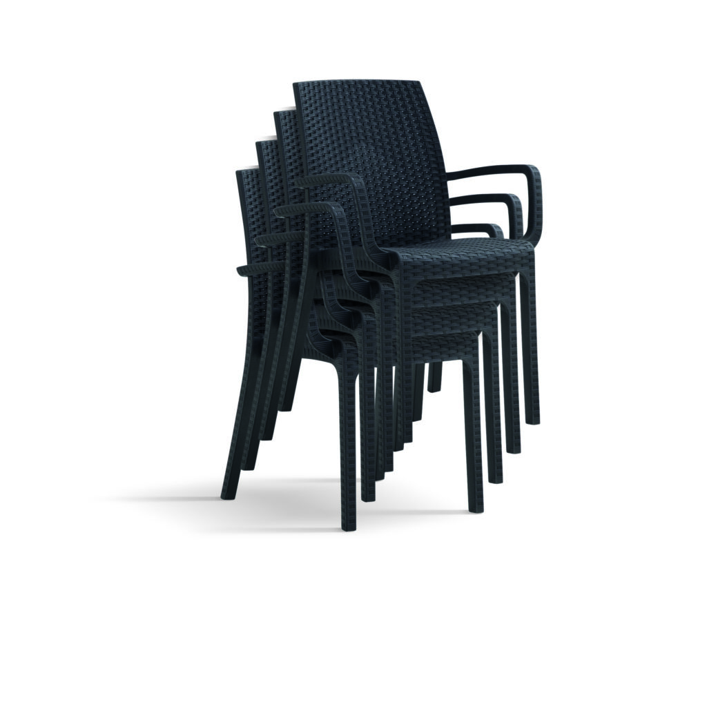 masa martin terasa, 80/80 cm, polipropilena