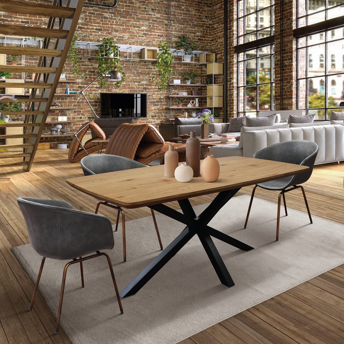 masă mara fixă 180 cm/90 cm