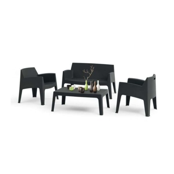 set terasă flora polipropilenă horeca