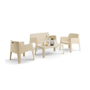set terasă flora polipropilenă horeca