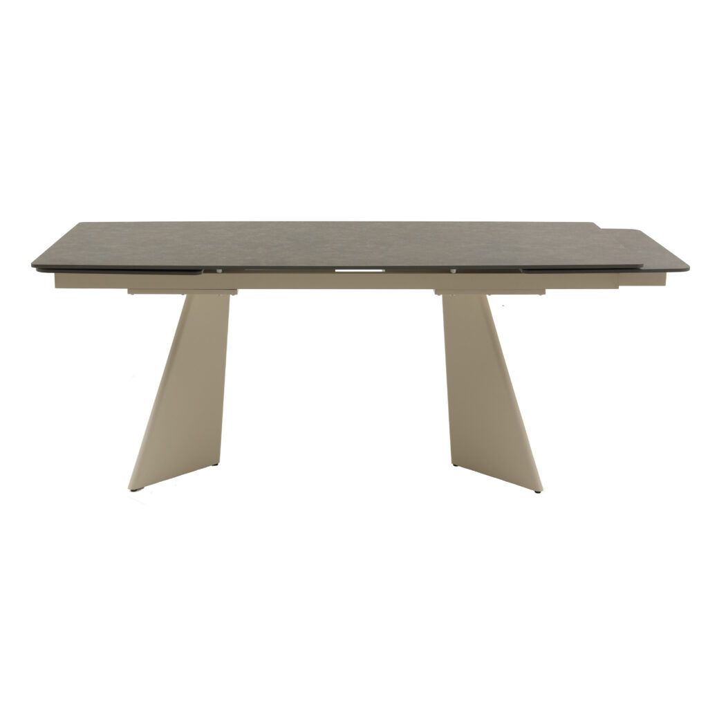 masă ceramică colle beige, extensibilă 280 cm/90 cm
