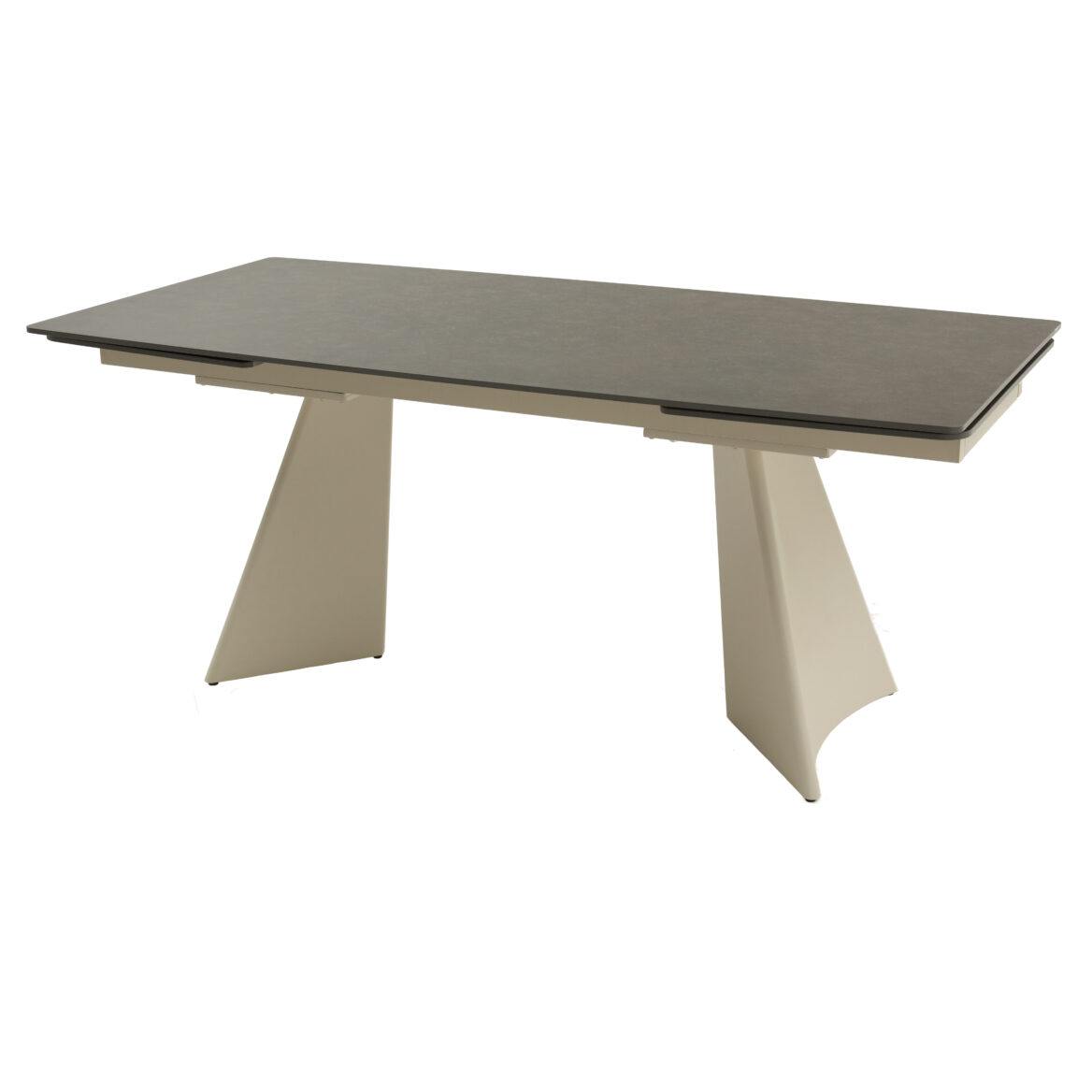 masă ceramică colle beige, extensibilă 280 cm/90 cm