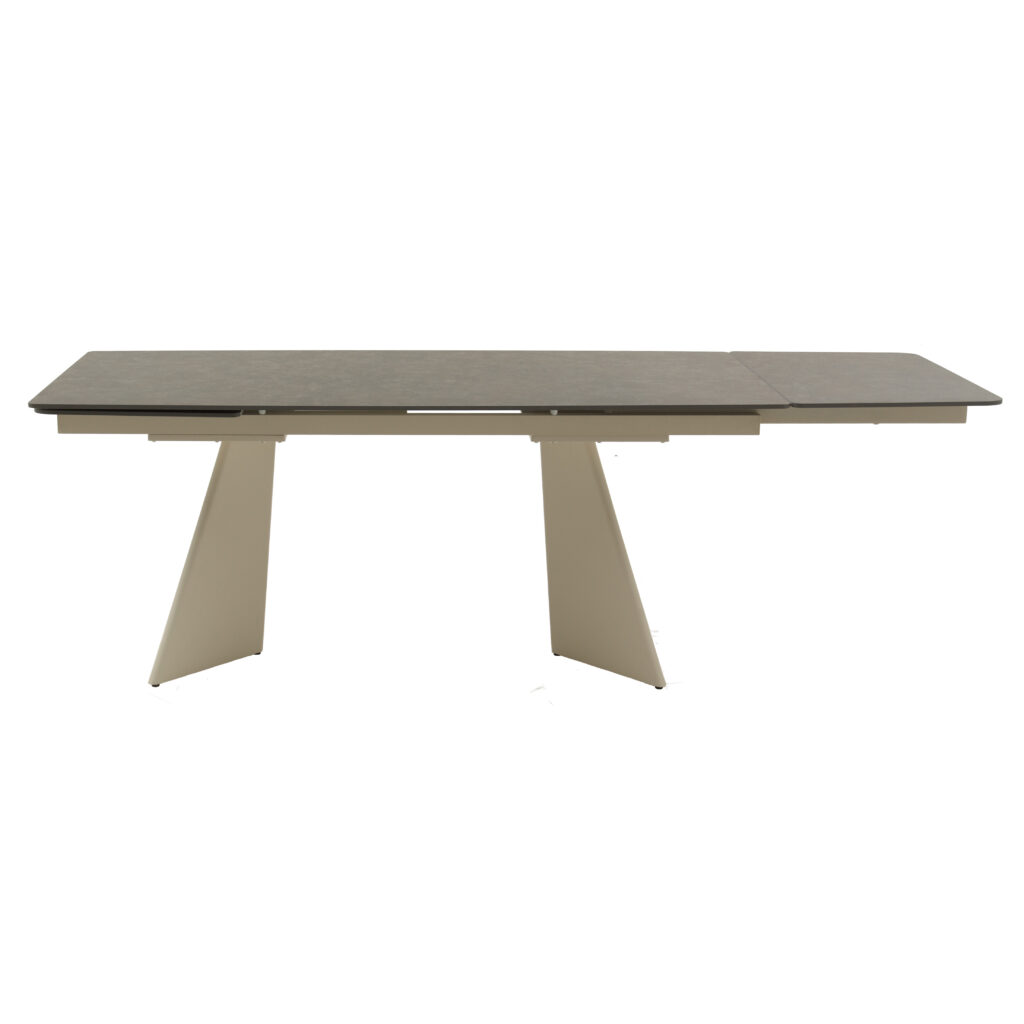 masă ceramică colle beige, extensibilă 280 cm/90 cm