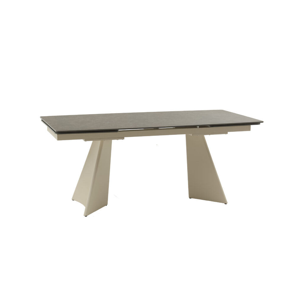 masă ceramică colle beige, extensibilă 280 cm/90 cm