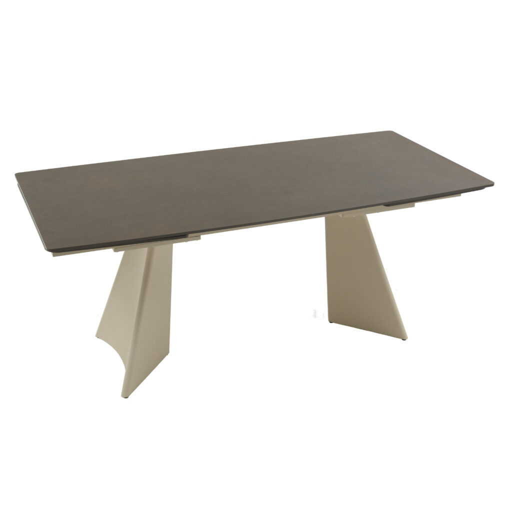 masă ceramică colle beige, extensibilă 280 cm/90 cm