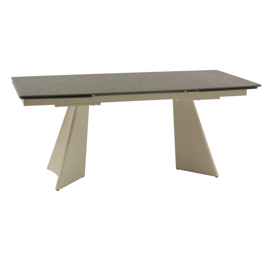 masă ceramică colle beige, extensibilă 280 cm/90 cm