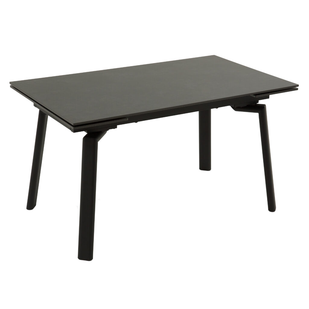 masă ceramică sonic brown, 140 cm/90 cm și 2 extensii 30 cm