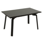 masă ceramică sonic brown, 140 cm/90 cm și 2 extensii 30 cm