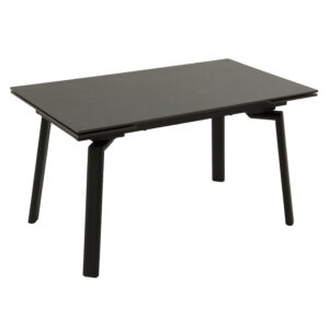 masă ceramică sonic brown, 140 cm/90 cm și 2 extensii 30 cm
