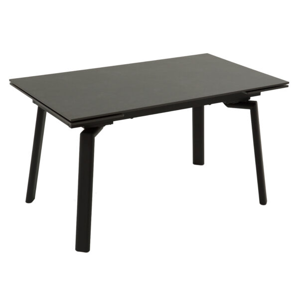 masă ceramică sonic brown, 140 cm/90 cm și 2 extensii 30 cm