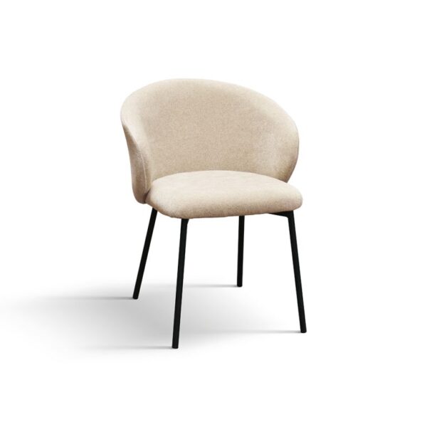 set 2 scaune liam tapițate bej