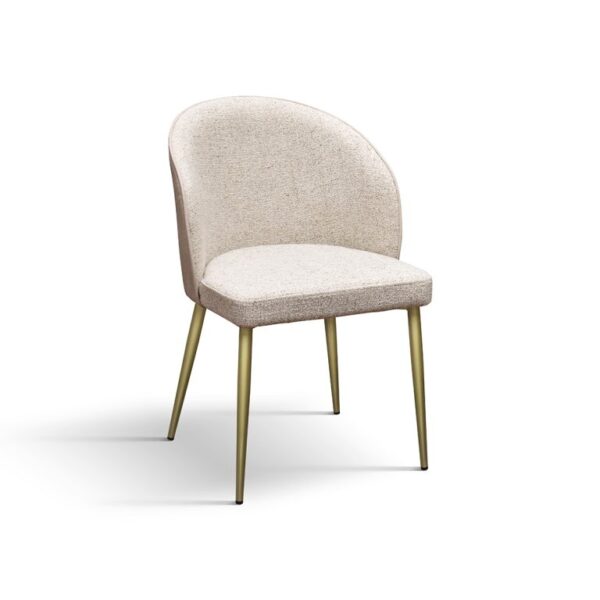 set 2 scaune infinity tapițate bej