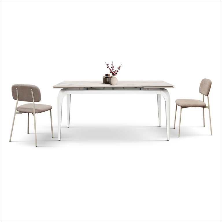 masă ceramică extensibilă evelin 140/80 cm