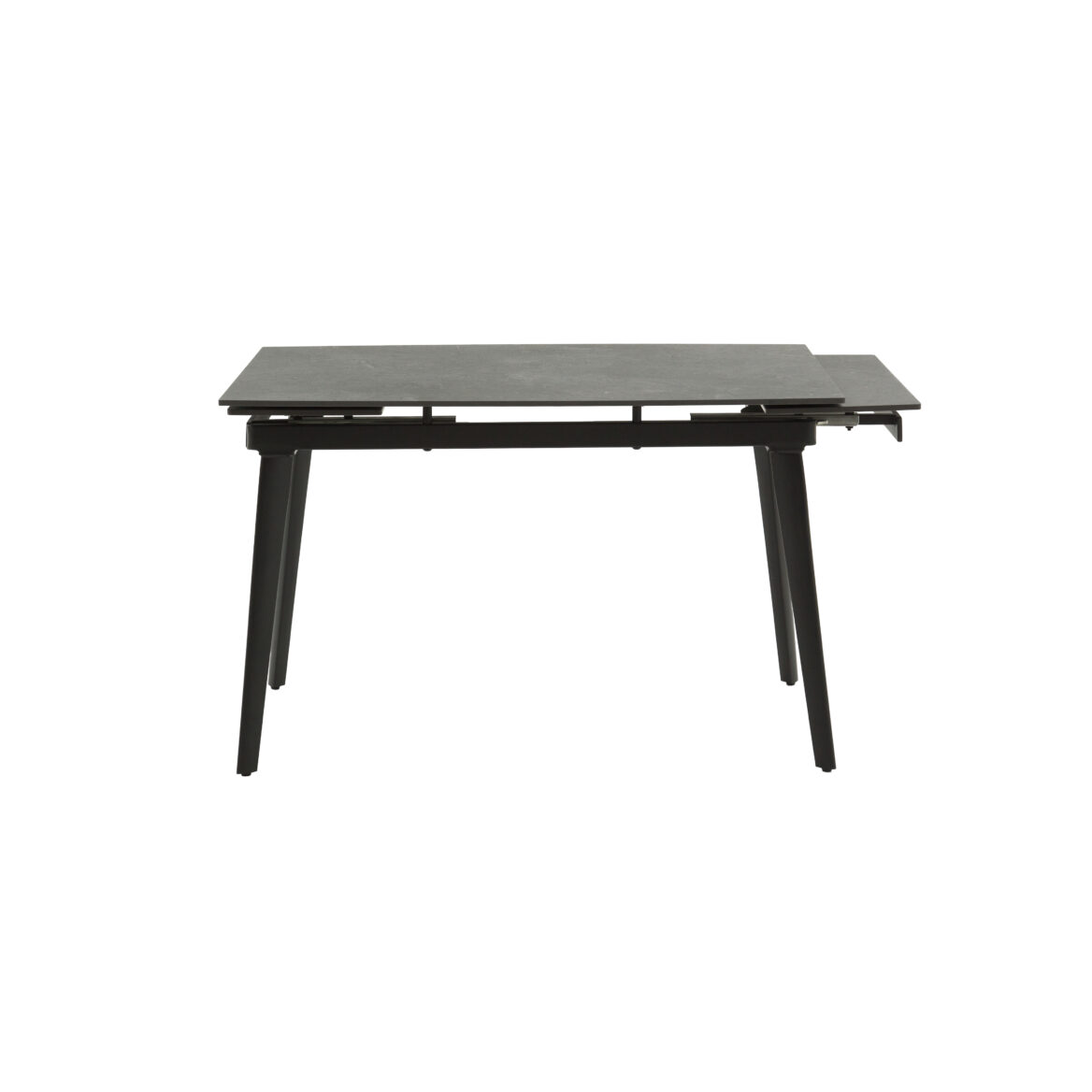 masă ceramică extensibilă maura negru 120/80 cm + 2 extensii 30 cm