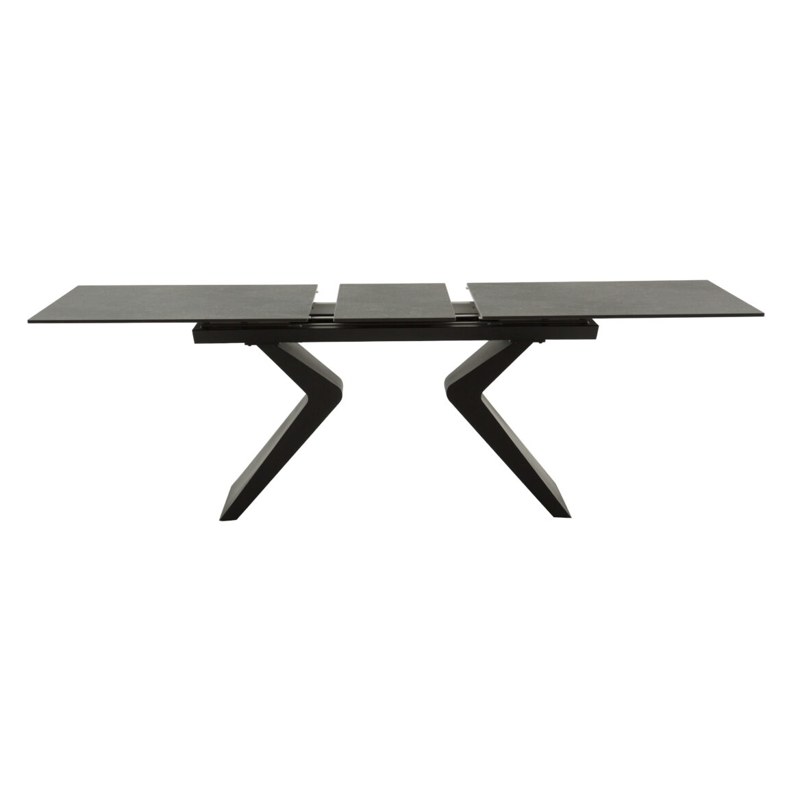 masă extensibilă ceramică miro black, 180 cm/90 cm