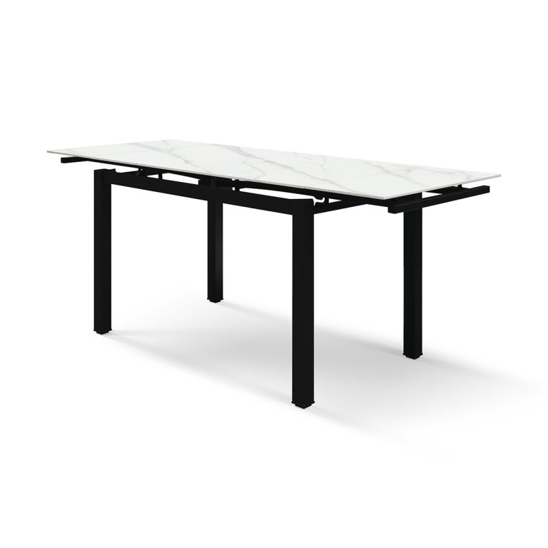 masă ceramică extensibilă clara 110/70 cm +2 extensii de 30 cm