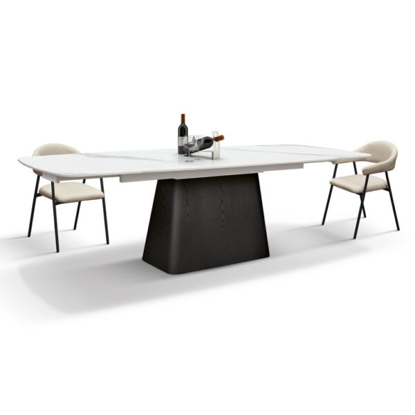 masă ceramică extensibilă trevior 180/100 cm + 2 extensii de 40 cm